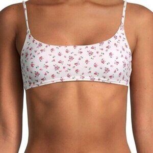 Spiritual Gangster Ditsy Floral Bikini Swim Top XS NWT
